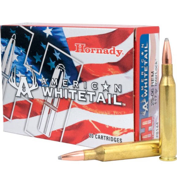 HORNADY MUNITION .25-06 REM 117GR INTERLOCK BTSP AW 20/200
