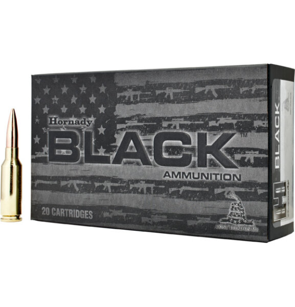 HORNADY MUNITION 6MM ARC 105GR OTM MATCH BLACK 20/200