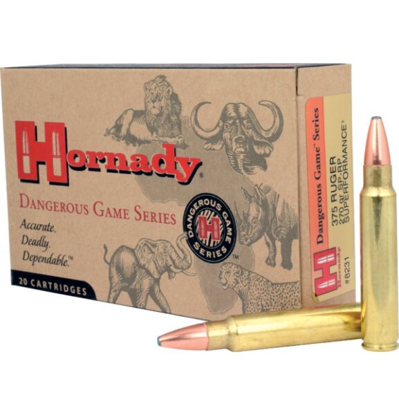 HORNADY MUNITION .375 RUGER 270GR INTERLOCK SP-RP 20/120