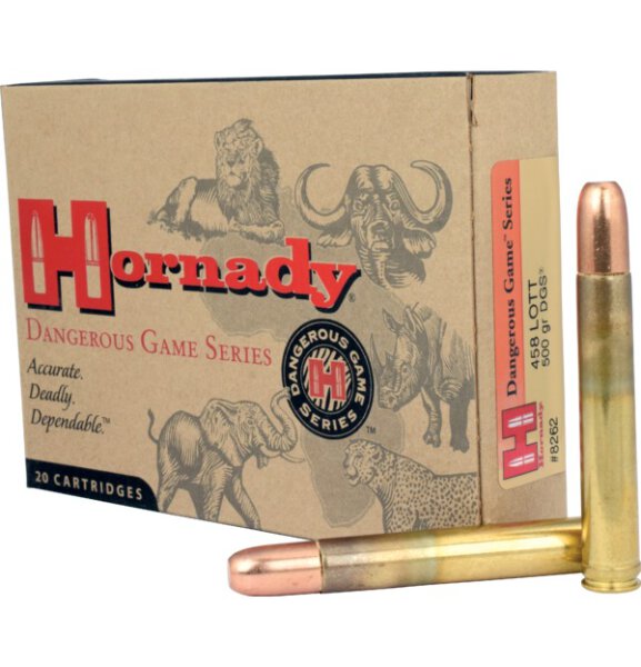 HORNADY MUNITION .458 LOTT 500GR DGS 20/120