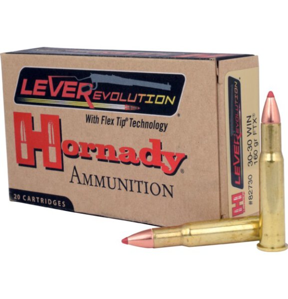 HORNADY MUNITION .30-30 WIN 160GR FTX LVREV 20/200