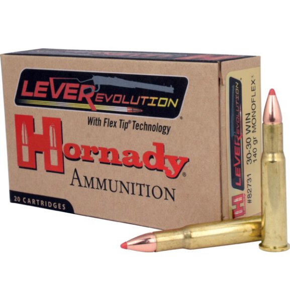 HORNADY MUNITION .30-30 WIN 140GR MONOFLEX LVREV 20/200