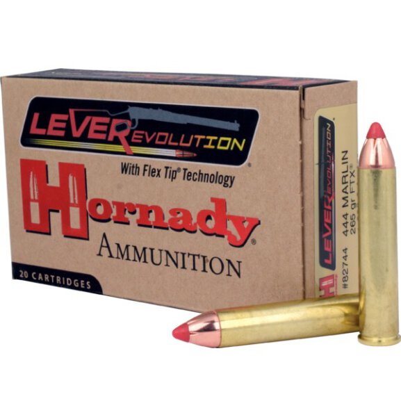 HORNADY MUNITION .444 MARLIN 265GR FTX LVREV 20/200