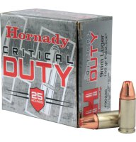 HORNADY MUNITION 9MM LUGER 135GR FLEXLOCK DUTY 25/250