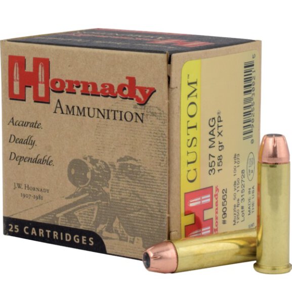 HORNADY MUNITION .357 MAG 158GR XTP 25/250