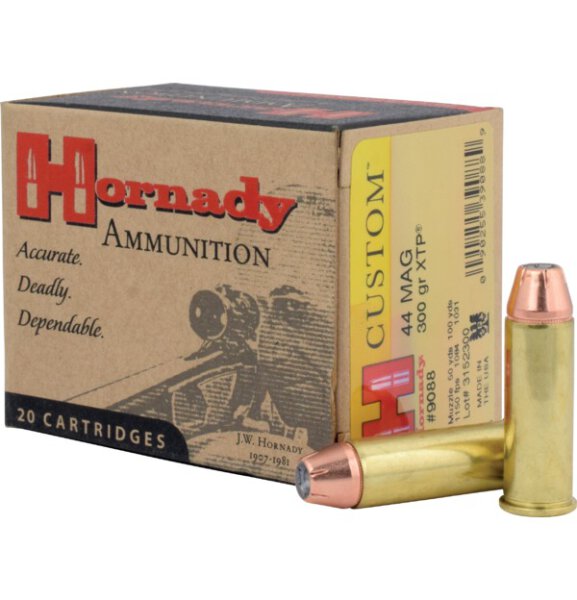 HORNADY MUNITION .44 REM MAG 300GR XTP 20/200