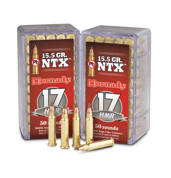 HORNADY MUNITION .17 HMR 15.5GR NTX 50/2000