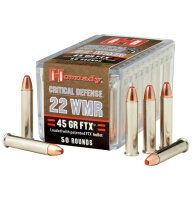 HORNADY MUNITION .22 WMR 45GR FTX 50/2000