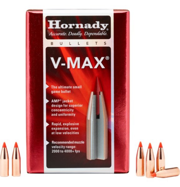 HORNADY GESCHOSSE 6MM/.243 58GR V-MAX 100/4000