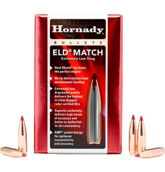 HORNADY GESCHOSSE .30/.308 178GR ELD MATCH 100/1500
