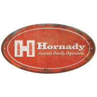 HORNADY OVAL RUSTIC BLECHSCHILD
