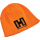 HORNADY M&Atilde;&oelig;TZE (BEANIE) ORANGE/SCHWARZ "H"