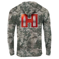 HORNADY KAPUZENSHIRT MIT UV-SCHUTZ 50+ CAMOUFLAGE/ROT...