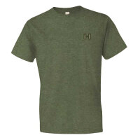 HORNADY T-SHIRT OLIVE/OLIVE "H" AUF BRUST &...
