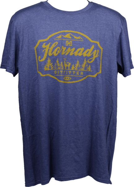HORNADY T-SHIRT BLAU/GELB HORNADY OUTFITTER GR. XXXL