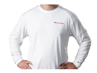 HORNADY LANGARMSHIRT WEI&Atilde;&Yuml;/ROT HORNADY VORNE...