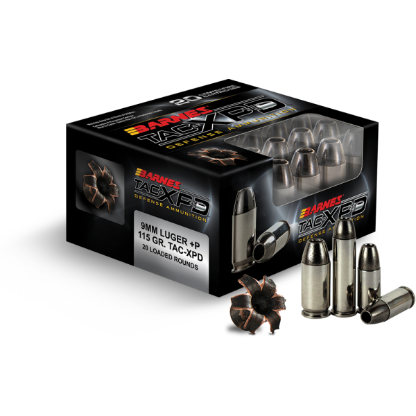 BARNES MUNITION .380 AUTO 80GR TAC-XP 20/200