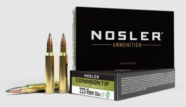 NOSLER MUNITION .223 REM 55GR E-TIP 20/200