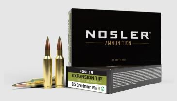 NOSLER MUNITION 6,5MM CREEDMOOR 120GR E-TIP 20/200
