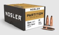 NOSLER GESCHOSSE 6MM/.243 85GR PARTITION SP 50/150