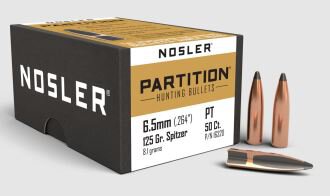 NOSLER GESCHOSSE 6,5MM/.264 125GR PARTITION SP 50/150