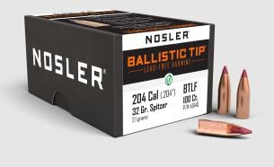 NOSLER GESCHOSSE .20/.204 32GR BALLISTIC TIP LEAD FREE SP 100/300