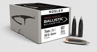 NOSLER GESCHOSSE 7MM/.284 150GR BALLISTIC SILVERTIP HUNTING SP 50/150