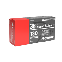 AGUILA MUNITION .38 SUPER AUTO+P 130GR STANDARD FMJ 50/1000