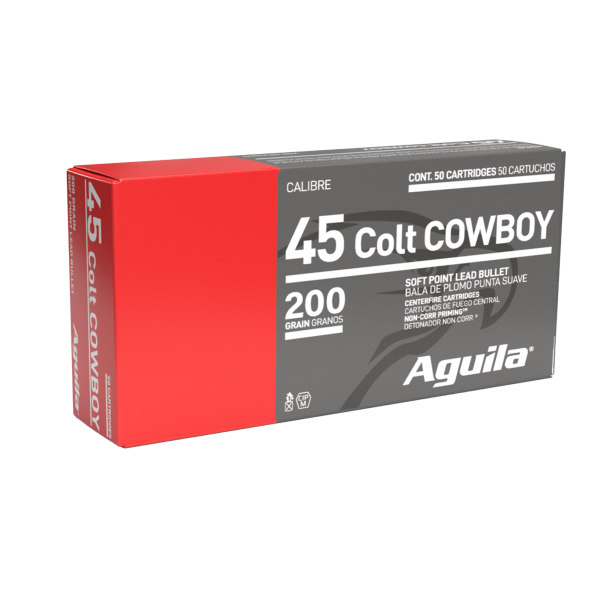 AGUILA MUNITION .45 COLT 200GR COWBOY ACTION SP 50/500