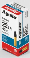 AGUILA MUNITION .22 LR 40GR SUBSONIC SPL 50/1000