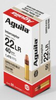 AGUILA MUNITION .22 LR 40GR INTERCEPTOR CPSP 50/1000