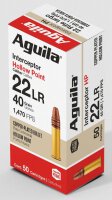 AGUILA MUNITION .22 LR 40GR INTERCEPTOR CPHP 50/1000