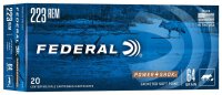 FEDERAL MUNITION .223 REM 64GR JSP 20/200