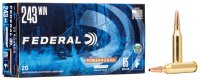 FEDERAL MUNITION .243 WIN 85GR COPPER HP 20/200