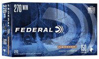 FEDERAL MUNITION .270 WIN 150GR SPRN 20/200