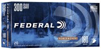 FEDERAL MUNITION .300 SAVAGE 180GR SP 20/200