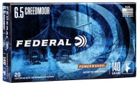 FEDERAL MUNITION 6,5MM CREEDMOOR 140GR SP 20/200