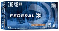 FEDERAL MUNITION 7,62X39 SOVIET 123GR SP 20/200