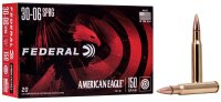 FEDERAL MUNITION .30-06 SPRG 150GR FMJ BT 20/500