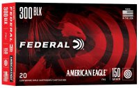 FEDERAL MUNITION .300 AAC BLACKOUT 150GR FMJ BT 20/500
