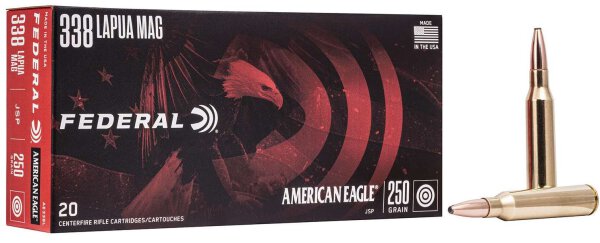 FEDERAL MUNITION .338 LAPUA 250GR SP 20/200