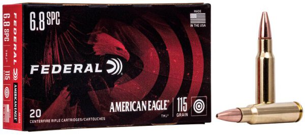 FEDERAL MUNITION 6,8MM REM SPC 115GR FMJ 20/200