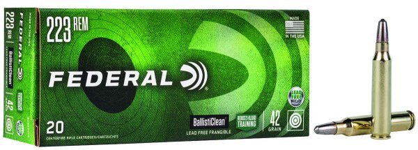 FEDERAL MUNITION .223 REM 42GR RHT 20/500 *LE*