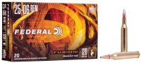 FEDERAL MUNITION .25-06 REM 120GR FUSION 20/200