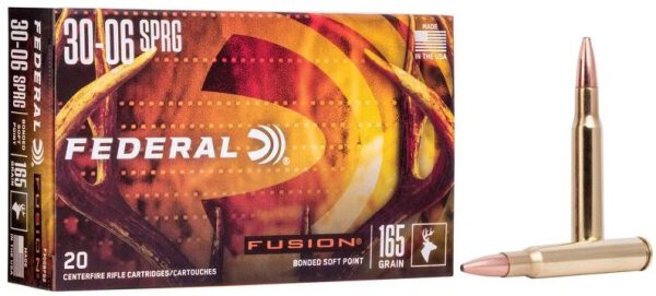 FEDERAL MUNITION .30-06 SPRG 165GR FUSION 20/200