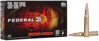FEDERAL MUNITION .30-06 SPRG 180GR TIPPED FUSION 20/200