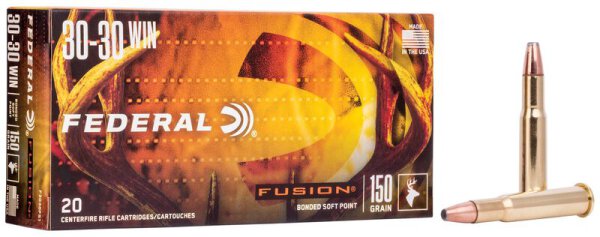 FEDERAL MUNITION .30-30 WIN 150GR FUSION 20/200