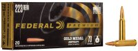 FEDERAL MUNITION .223 REM 73GR BERGER BT TARGET 20/200
