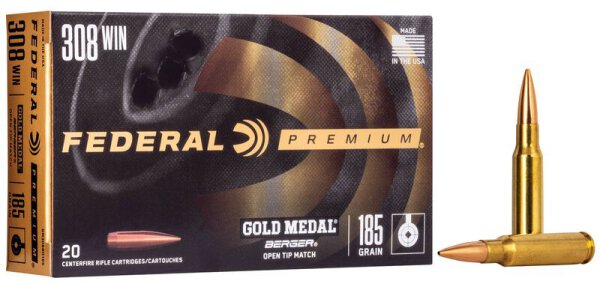 FEDERAL MUNITION .308 WIN 185GR BERGER JUGGERNAUT OTM 20/200