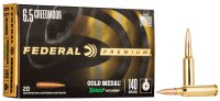 FEDERAL MUNITION 6,5MM CREEDMOOR 140GR SIERRA MATCHKING...